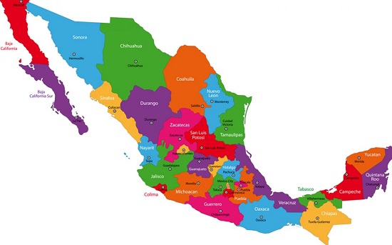 regiones de m�xico