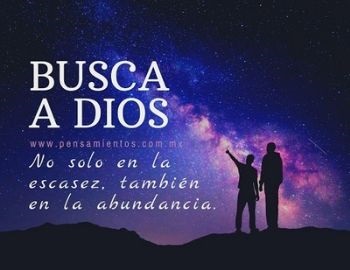 busca a dios