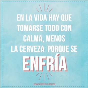 tomar todo con calma