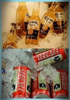 coronas o tecates