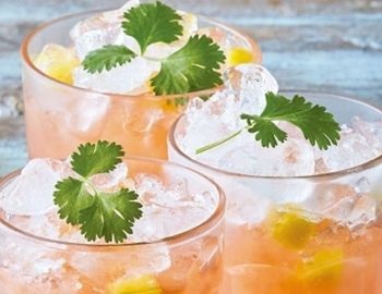 c�ctel de toronja con pi�a y tequila