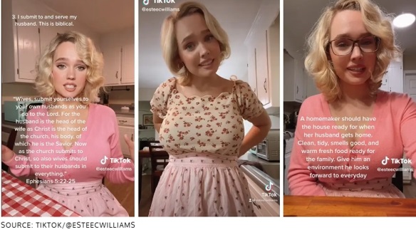 esteee williams, representa a la perfecci�n a las trad wives